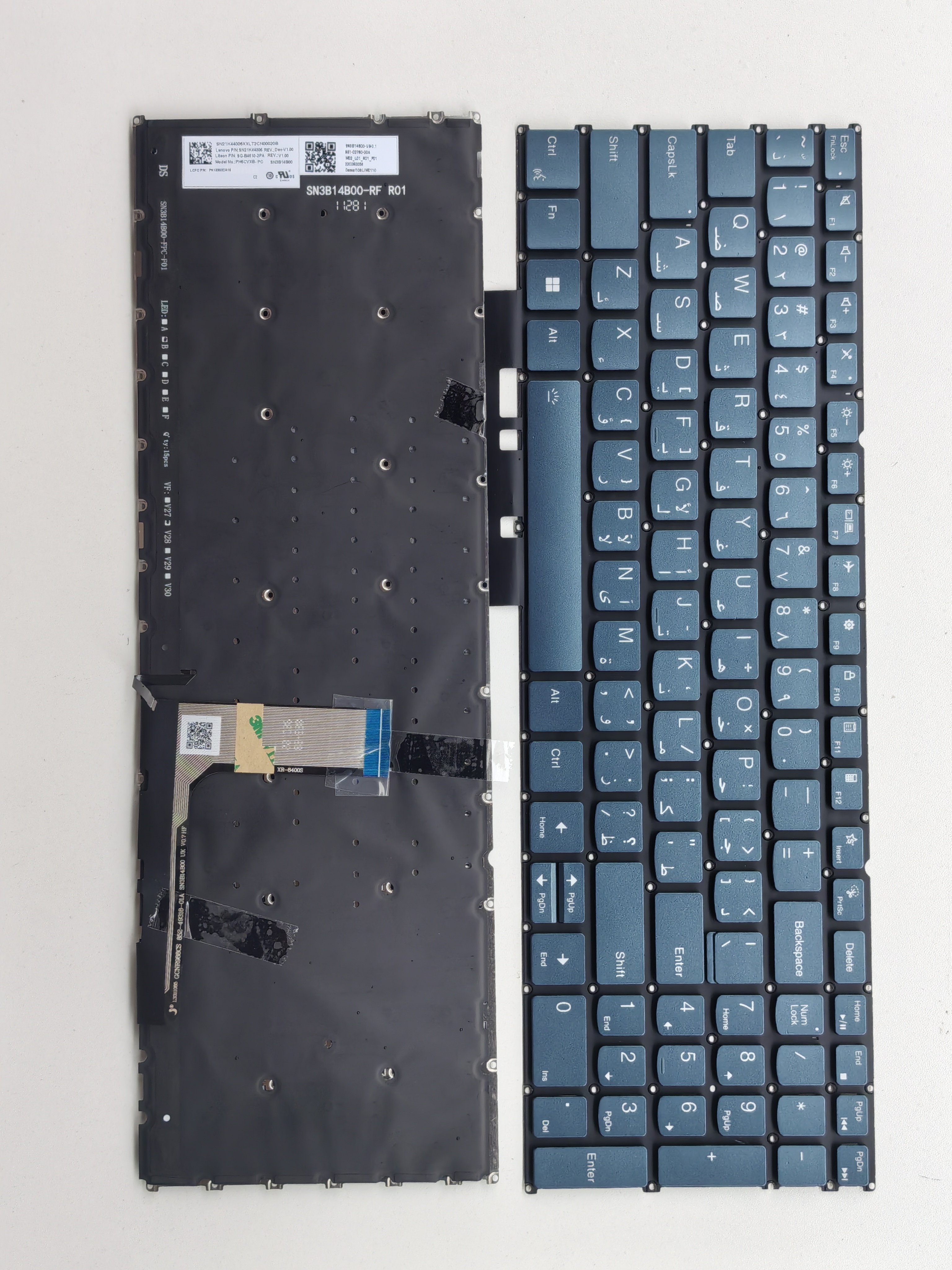 Picture of New Replacement Laptop Keyboard For LENOVO YOGA Pro 16s IRP8 IMH9 2023 2024 Talk button Dark blue Backlit AR Layout